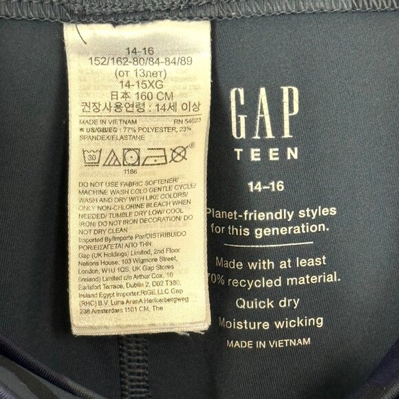 Gap Teen 14-16 Camouflage High-Waisted Leggings Quick Dry &amp; Moisture-Wicking - Picture 4 of 4